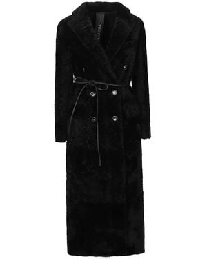 Blancha Belted Coats - Black