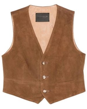 Dondup Vests - Brown