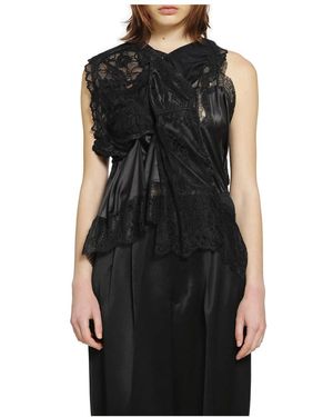 Junya Watanabe Sleeveless Tops - Negro
