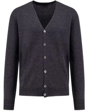 Gran Sasso Giuuno V-Neck Cardigan - Blau