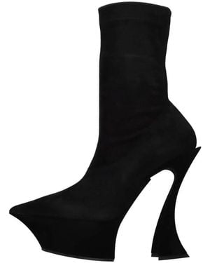 Mugler Heeled Boots - Noir