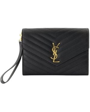 Saint Laurent Clutches - Black