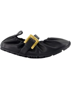 Balmain Racer 45 Ballerinas - Schwarz