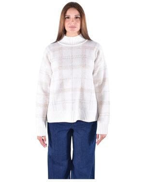 Barbour Truien & Vesten ,Wit ,Wol Delilah Tartan Wol Trui