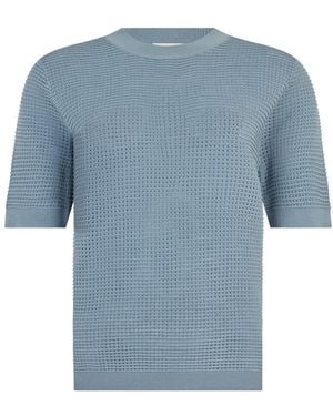 P.A.R.O.S.H. Mesh T-Shirt - Blau
