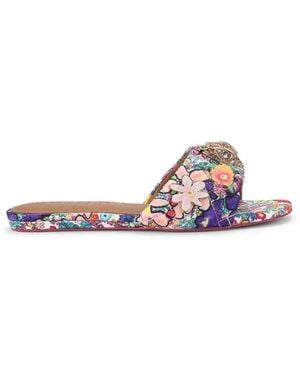 Kurt Geiger Kensington Flache Sandale - Pink