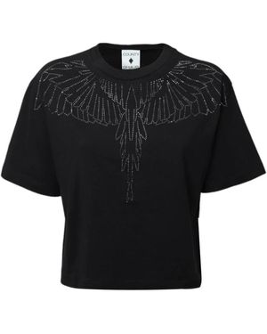Marcelo Burlon Crop T-Shirt - Zwart