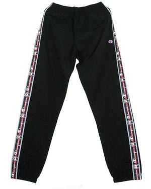 Champion Schwarze Jogger Sweatpants Mit Elastischem Bündchen