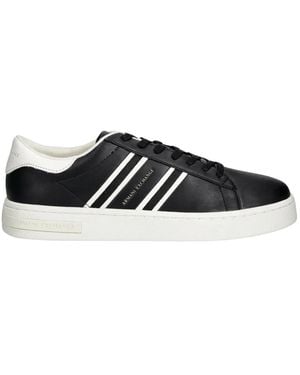 ARMANI EXCHANGE Technische Stoff-Sneaker - Schwarz