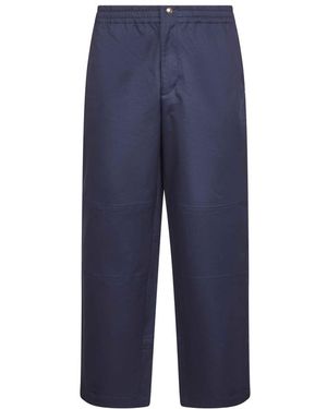 Moncler Straight Trousers - Blue