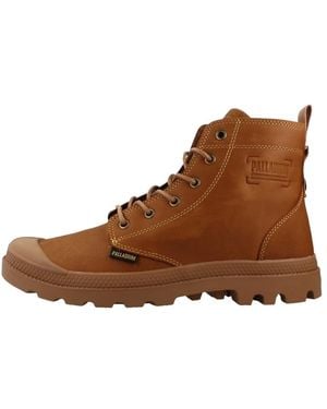 Palladium Lace-Up Boots - Marrone