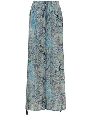 Etro Wide Pants - Blue