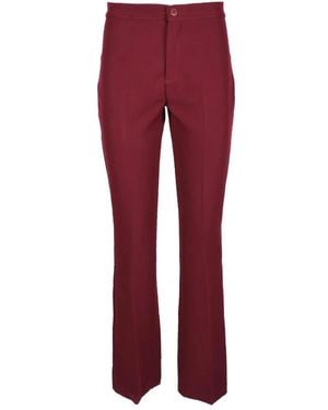 Think! Wide Trousers - Rojo