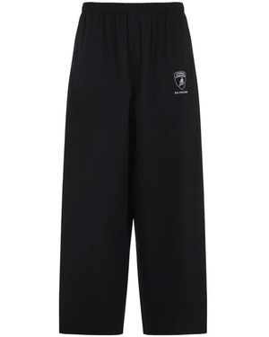 Balenciaga Wide Trousers - Negro