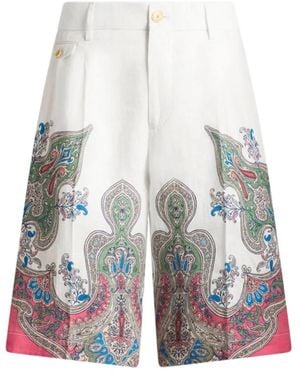 Etro Bermudas - White