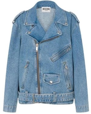 Moschino Denim Jackets - Azul