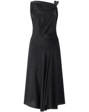 Victoria Beckham Midi Dresses - Black