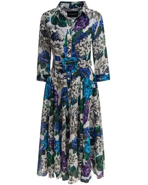 Samantha Sung Shirt Dresses - Blu