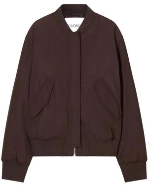 Closed Bomber Jackets - Marrón
