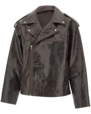 THE GARMENT Leather Jackets - Gray