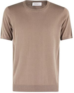 Kangra Round-Neck Knitwear - Marrone