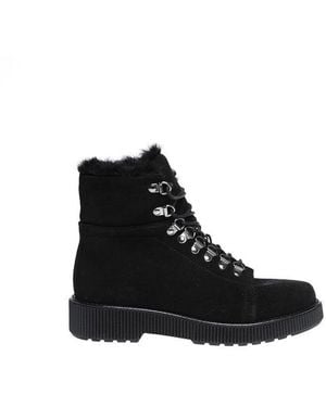 H.i.p. Lace-Up Boots - Zwart