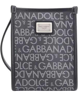 Dolce & Gabbana Cross Body Bags - Grey