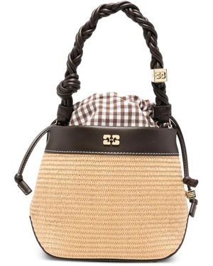 Ganni Bucket Bags - Negro