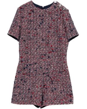Gucci Tweed Jumpsuit - Lila