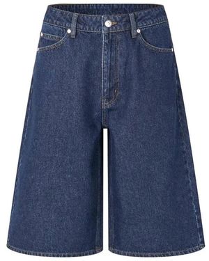 Second Female Columbo Denim Shorts - Blauw