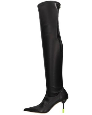 MSGM Over-Knee Boots - Negro