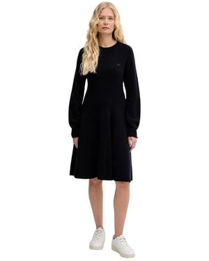 Lacoste Midi Kleider - Schwarz