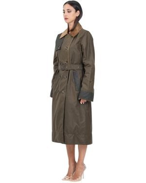 Barbour Trench Coats - Marrone
