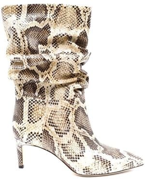 Paris Texas Heeled Boots - Metallic