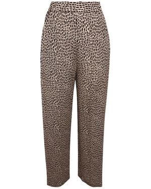 EMMA & GAIA Straight Trousers - Brown