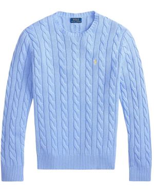 Ralph Lauren Round-Neck Knitwear - Blue