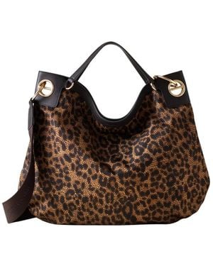 Borbonese London Hobo Large - Bruin