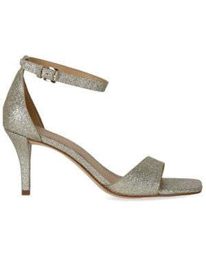Michael Kors Glitzer High Heel Sandale - Mettallic