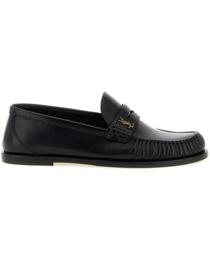 Saint Laurent Schoenen ,Zwart ,Leer Laurent Loafers