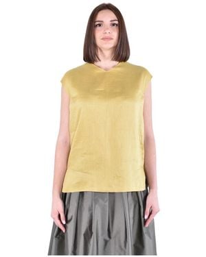 Max Mara Sleeveless Tops - Yellow