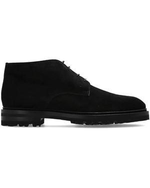 Kiton Lace-Up Boots - Nero