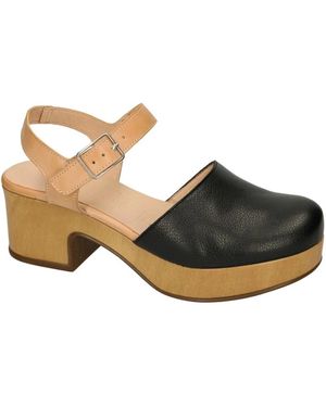 Wonders Schoenen ,Veelkleurig ,Leer D-9510 High Heel Sandal - Bruin