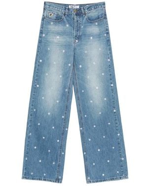 Lois Wide Jeans - Blue