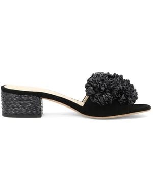 Paloma Barceló Heeled Mules - Nero