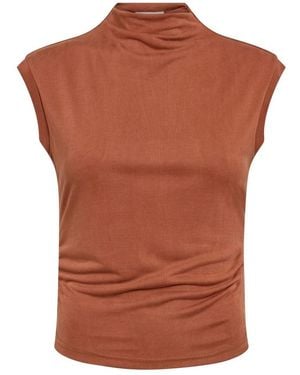 co'couture Tops ,Bruin ,Mouwloze Tops
