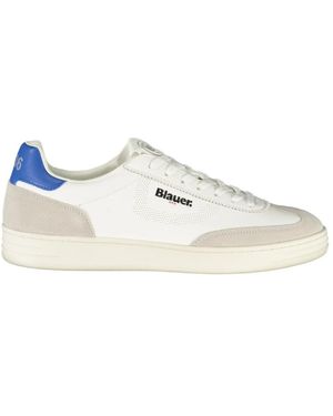 Blauer Trainers - White