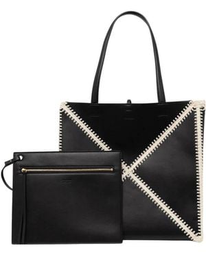 Nanushka Origami Tote - Schwarz