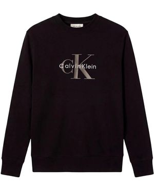 Calvin Klein Monogram Sweatshirt - Blauw