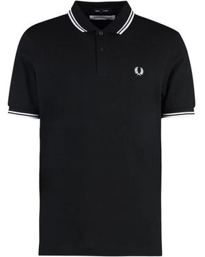 Comme des Garçons T502 Katoen-Piqué Poloshirt - Zwart