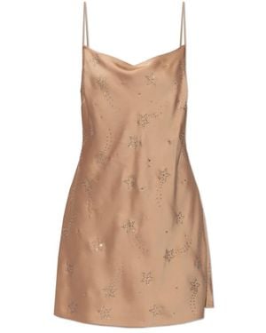 LoveShackFancy Kleedjes ,Polyester Kalora Dress - Bruin